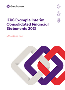 IFRS Example Interim Consolidated Financial Statements 2021 cover image