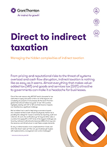 Direct to indirect taxation cover image