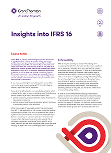 IFRS 16 Lease term cover image